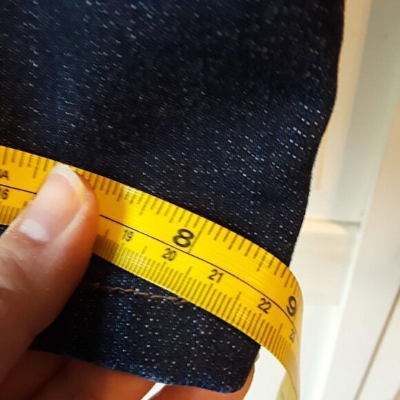 Chico's Platinum Denim Dark Wash Jeans Size 16 - Picture 10 of 12